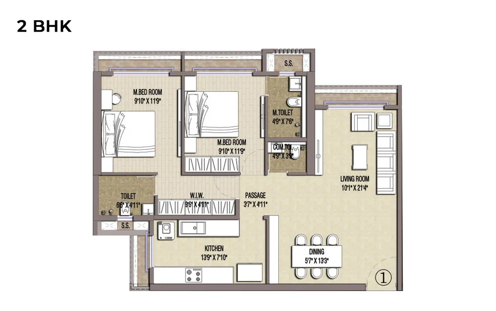 2 BHK